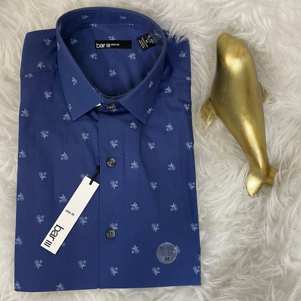 BAR III Men's Dress Shirt